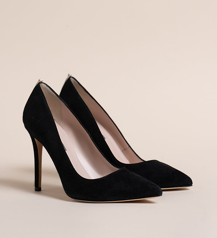 Buy CLARKS Black Suede Lace Up Womens Casual Pumps | Shoppers Stop